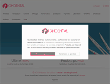 Tablet Screenshot of dmdental.it